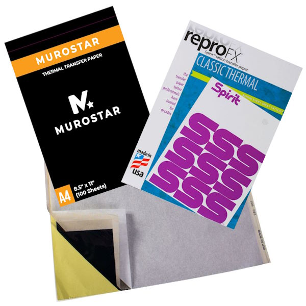 Tattoo Transferpapier und Thermopapier