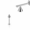 Steel - Labret - cone 1,2 mm - 8 mm - 3 mm