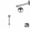 Ti-Gloss Titanium - Labret 1,0 mm - 6 mm - 3 mm