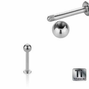 Titanium - Labret 1,6 mm - 9 mm -  4 mm