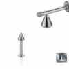 Titanium - Labret - cone 1,6 mm - 6 mm - 5 mm