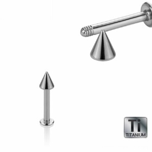 1,6 mm - 8 mm - 5 mm - Titan - Labret - Spitze