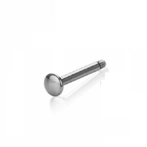 1,2 mm - 5 mm - Titan - Labret - ohne Kugel - abgerundete...