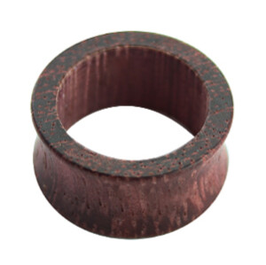 Wood - Flesh Tunnel - purplebrown - Amaranth Wood 12 mm