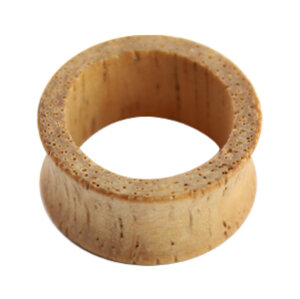 Wood - Flesh Tunnel - light - Rain Tree Wood  4 mm