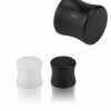 12 mm - BK - Black/ Schwarz -  - Acryl - Plug