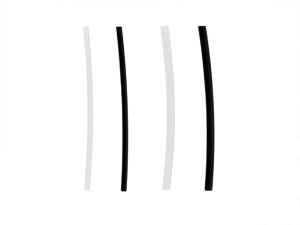 1,2 mm - 10 cm - BK - Black / Schwarz - PTFE - Schnur