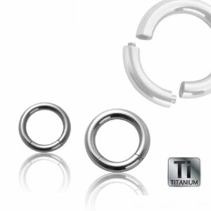 Titanium - Segmentring 1,2 mm - 14 mm