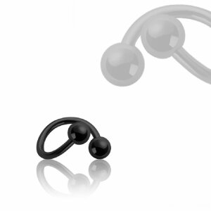 1,2 mm - 8 mm - 4 mm - Black Steel - Spirale