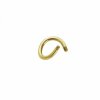 Gold Steel - spiral - without balls 1,2 mm - 8 mm