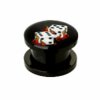 Acrylic - Plug - flaming dice 10 mm