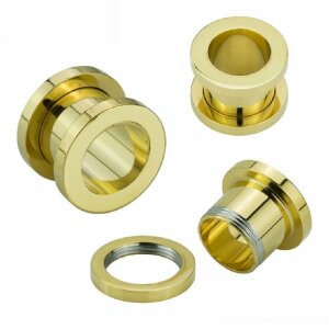 Gold Steel - Tunnel  2 mm