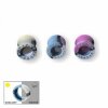 Silicone - Tunnel - crystals - colour change 4 mm - indoor white/outdoor blue