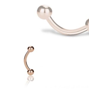 Rosegold Steel - Banane 1,6 mm 6 mm 4 mm