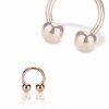 Rosegold Steel - CBR Circular Barbell (horseshoe) 1,0 mm 9 mm 2,5 mm