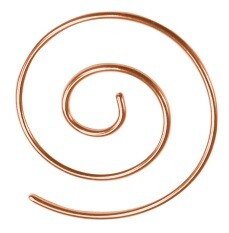 Rosegold Steel - Expander- Thin - 1,0mm