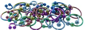 Color Titanium - CBR Circular Barbell 1,6 mm 12 mm 4 mm