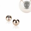 Rosegold Steel - Screw ball  1,6 mm 4 mm