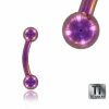 Color Titanium - Banana - purple 1,2 mm 8 mm 3 mm