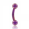 Color Titanium - Banana - purple 1,2 mm 8 mm 3 mm