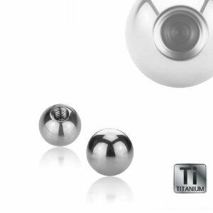 Titanium - Screw ball 1,0 mm 4mm