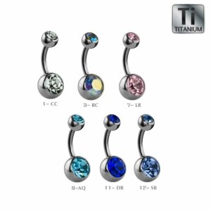 Titan - Mini Banane - Doppelkristall 6 mm CC - Crystal...