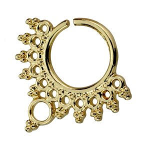 Brass - Septum - biegbar - Ornament