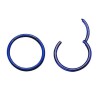 Blue Steel  - Segment Clicker Ring 1,0 mm 6 mm