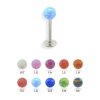 Steel - Labret - Opal WT - White