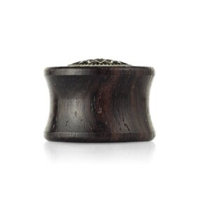 Wood - Plug - Sun Tribal 12 mm