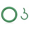 Green Steel  - Segment Clicker Ring 1,6 mm 10 mm