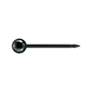 Black Steel - Ball - 3mm - NOIR - Studex System 75