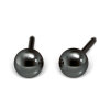 Black Steel - Ball - 4mm - NOIR - Studex System 75