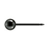 Black Steel - Ball - 4mm - NOIR - Studex System 75