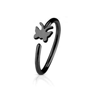 Steel - Nose Ring - Butterfly