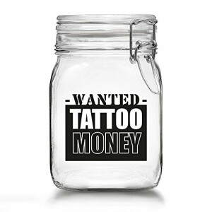 Tattoo Money Box - image Black/Green