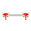 Stahl - Nipple Bar - Fuchs