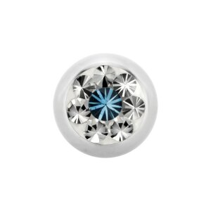 Steel - Screw ball - Epoxy - crystal  - Supernova Concept