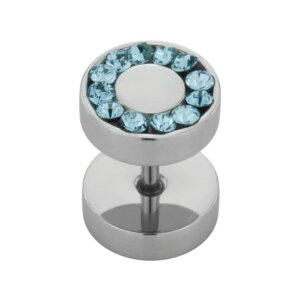 Steel - Fake Plug  - Supernova Concept - Aquamarine (AQ)