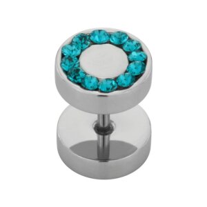 Stahl - Fake Plug   - Supernova Concept - Blue Zircon (BZ)