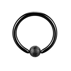 Black Steel - BCR Klemmring - Diamantoptik 1,6 mm 12 mm 5 mm