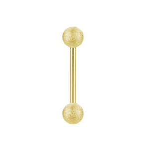 Gold Steel - Barbell - Diamantoptik 1,6 mm 16 mm 5 mm