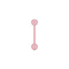 Steel - Mini-Barbell - pink - Supernova Concept - 1,2 mm