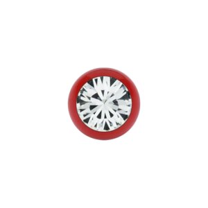 Steel - Screw ball - red - crystal - Supernova Concept