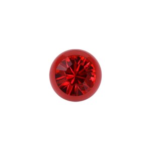 Steel - Screw ball - red - crystal - Supernova Concept