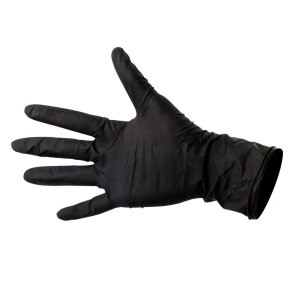 Handschuhe - mit Lanolind - schwarz - 100 Stk. - Elephant XL