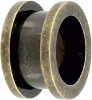 PVD Steel - Flesh Tunnel - copper - antique20 mm