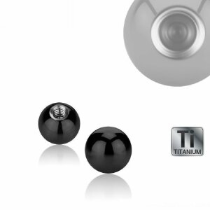 1,2 mm - 2 mm - Black Titan - Schraubkugel