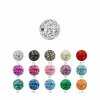 Epoxy - Screw ball - crystal - plain 1,2 mm - 3 mm - RS