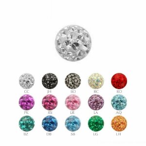 Epoxy - Clip-in ball - crystal 3 mm - DB